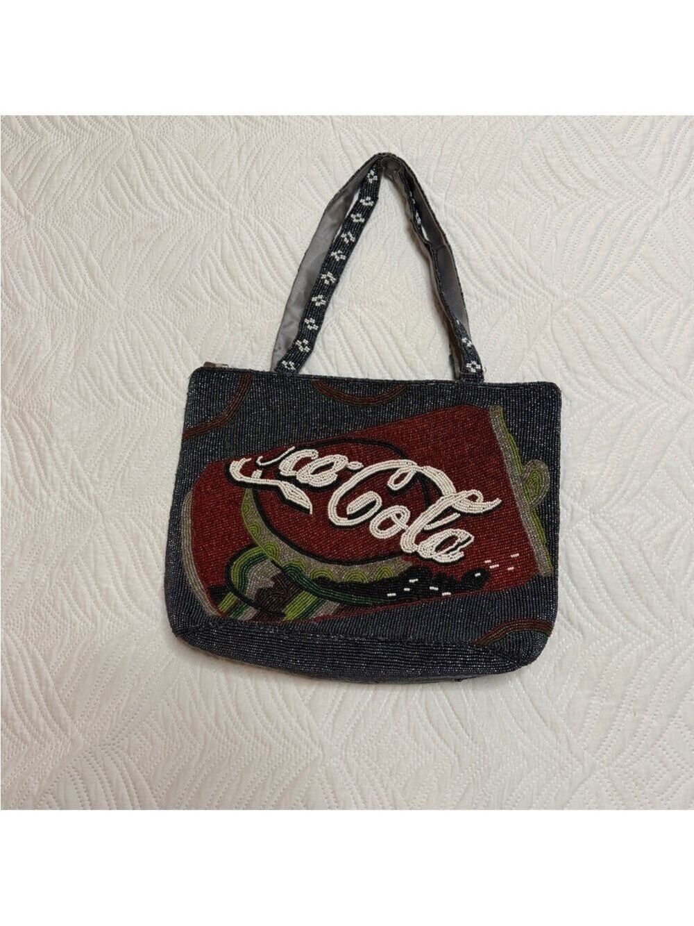 Vintage Coca Cola 70-80’s Women’s Beaded Shoulder Bag